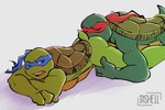 adolescent anal anthro anthro_on_anthro duo eyes_closed male male/male one_eye_closed oral rimming sex simple_background white_background young madyshell teenage_mutant_ninja_turtles leonardo_(tmnt) raphael_(tmnt) reptile scalie turtle 3:2 hi_res brother_(lore) brothers_(lore) incest_(lore) sibling_(lore)