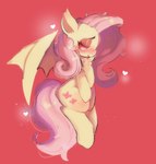 blush cutie_mark female feral hair simple_background smile solo wings furbait_(artist) friendship_is_magic hasbro my_little_pony flutterbat_(mlp) fluttershy_(mlp) bat_pony equid equine mammal absurd_res digital_media_(artwork) hi_res