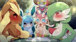 16:9 2_missing_limbs anthro anthrofied blush bodily_fluids breasts dagasi detailed_background eeveelution exposed_breasts female feral gardevoir generation_3_pokemon generation_4_pokemon generation_6_pokemon glaceon glistening glistening_body group hi_res hoopa hoopa_(confined) legendary_pokemon lopunny menu missing_lower_body nervous nintendo nipple_outline nipples outside pokemon pokemon_(species) pokemorph portal portal_ring prostitution stuck sweat sylveon tears text translated wide_eyed widescreen