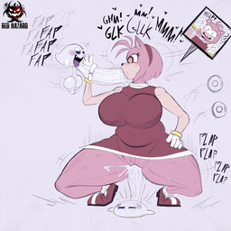 anthro asphyxiation balls belly big_breasts big_penis blush blush_lines bodily_fluids breasts calling_for_help cheek_bulge choking crotch_tuft crouching fap_(sound_effect) fellatio female genitals group hand_on_penis handjob huge_penis humanoid_genitalia humanoid_penis image_bubble larger_male looking_pleasured male male/female moan motion_lines oral oral_penetration panicking penetration penile penis plap plap_(sound) possession ring_(sonic) saggy_balls scrotum_flap sex size_difference small_but_hung smaller_male tears thick_thighs tongue tongue_out trio tuft vaginal vaginal_penetration redhazard sega sonic_the_hedgehog_(series) amy_rose possessed_amy_rose boo_(sonic) eulipotyphlan ghost hedgehog mammal spirit 1:1 hi_res