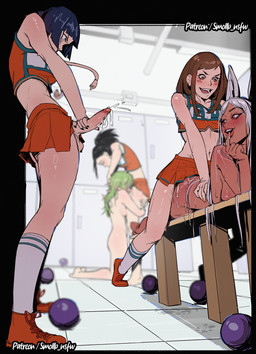 5_fingers ambiguous_penetration balls bangs belly bench black_eyebrows black_eyes black_fingernails black_hair black_nails blurred_background blush blush_stickers bodily_fluids bottomwear breasts brown_eyes brown_hair cheerleader cheerleader_outfit clothed clothed/nude clothed_gynomorph clothed_human clothed_humanoid clothed_sex clothing colored_nails crossgender cum cum_on_hand cumshot ejaculation erection eyebrows eyelashes fellatio female female_human female_humanoid female_on_bottom female_penetrated fingernails fingers floor footwear foreskin from_behind_position ftg_crossgender fti_crossgender genital_fluids genitals glans glistening_thighs green_hair group group_sex gynomorph gynomorph/female gynomorph_human gynomorph_humanoid gynomorph_on_top gynomorph_penetrating gynomorph_penetrating_female hair head_turned hug hugging_legs human_on_human human_on_humanoid human_on_top human_penetrated human_penetrating human_penetrating_human human_penetrating_humanoid humanoid_genitalia humanoid_on_bottom humanoid_penetrated humanoid_penis inside intersex intersex/female intersex_human intersex_humanoid intersex_on_top intersex_penetrating intersex_penetrating_female interspecies intraspecies jockey_position kneeling kneeling_oral_position leaning leaning_forward lips locker locker_room long_hair looking_back lying masturbation medium_breasts midriff multicolored_bottomwear multicolored_clothing multicolored_footwear multicolored_hair multicolored_shirt multicolored_skirt multicolored_socks multicolored_topwear nails navel nude nude_female nude_human nude_humanoid on_bench on_bottom on_front on_top oral oral_penetration orange_bottomwear orange_clothing orange_fingernails orange_footwear orange_nails orange_shirt orange_shoes orange_skirt orange_topwear orgy parallel_sex penetration penile penile_masturbation penile_penetration penis pink_glans pink_hair pink_lips pink_tongue pleated_skirt ponytail prone_bone_position red_eyes retracted_foreskin reverse_grip sex shirt shoes short_hair skirt socks standing straddling sweat sweaty_arms sweaty_belly sweaty_legs sweaty_thighs teal_bottomwear teal_clothing teal_footwear teal_shirt teal_skirt teal_socks teal_topwear teeth text tile tile_floor tongue topwear two_tone_bottomwear two_tone_clothing two_tone_footwear two_tone_hair two_tone_skirt two_tone_socks voyeur wet wet_hair white_clothing white_ears white_footwear white_hair white_shirt white_socks white_topwear wide_eyed smollb_nsfw my_hero_academia kyoka_jiro minoru_mineta momo_yaoyorozu ochaco_uraraka rumi_usagiyama toru_hagakure animal_humanoid human humanoid lagomorph lagomorph_humanoid leporid_humanoid mammal mammal_humanoid quirked_human_(my_hero_academia) rabbit_humanoid 2025 hi_res url