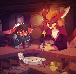 abdominal_bulge alcohol alcohol_bottles anthro anthro_on_anthro anthro_penetrated anthro_penetrating anthro_penetrating_anthro apple awkward awkward_smile back_wings background_noise bar barking barrel bedroom beer beer_foam belt beverage blush blush_lines bodily_fluids bread breast_fondling breast_play breast_size_difference breast_squish breasts brown_hair brown_nipples brown_vulva bubble bump bumping butt butt_squish chair claws cleavage clenched_teeth clitoral clitoral_hood clitoral_rubbing clitoris cloak close-up clothed clothing confident crossed_arms curling_toes curtains curtains_closed dark_nipples detailed_background dialogue dildo dildo_in_vagina dildo_insertion dominant dominant_female drunk drunk_bubble drunk_sex duo ear_piercing ear_ring earrings_only expressive_sound_effect facial_horn fade_to_black feet female female/female female_dominating_female female_orgasm female_penetrated female_penetrating female_penetrating_female fluffy_ears fluffy_wings foam fondling food from_behind_position fruit fully_clothed furniture genital_fluids genital_focus genitals grapple hair half-closed_eyes half_nelson hand_expression hand_on_breast hands_together horn huge_dildo humanoid_genitalia humanoid_vulva innie_vulva larger_female leather leather_strap lens_flare lifting_partner magic_user medieval medieval_architecture medieval_armor medieval_clothing medieval_fantasy moan mohawk multi_nipple music narrowed_eyes navel nipples nose_horn nude on_lap orange_hair orgasm orgasm_face paladin paper patreon_preview pear penetration piercing pink_nipples pink_vulva plant proud pubes restrained restrained_leg ring_piercing rope screaming sex sex_toy sex_toy_in_vagina sex_toy_insertion shy sitting_on_lap size_difference slim slim_anthro slim_female smaller_female smug smug_face smug_grin sound_effects spill spilled_drink spilling_drink spread_legs spread_toes spread_wings spreading squish strapon strapon_in_pussy strapon_insertion strapon_sex straps stretched_pussy submissive submissive_female substance_intoxication surprised tail tail_coil tail_wrapped_around tail_wrapped_around_leg tail_wrapping talking_to_another talking_to_partner tankard tavern teaser teeth tentacle_dildo text toes toying_partner vaginal vaginal_fluids vaginal_penetration vulva vulva_focus window wine_bottle wings wings_folded wood wood_chair wood_furniture amazinky sound_warning lynil_(diel4) saga_(august123) kobold scalie 2025 2d_animation animated background_music english_text frame_by_frame hatching_(art) huge_filesize long_playtime preview shaded sound voice_acted webm