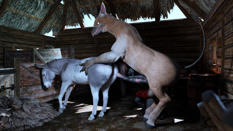 animal_genitalia animal_husbandry animal_penis animal_vulva anus assisted_sex balls barn barrel big_balls big_butt big_penis bottomwear building butt clothing day equine_anus equine_genitalia equine_penis equine_vulva erection farmer female feral feral_on_feral fur genitals grey_body grey_fur holding_penis hooves huge_penis imminent_sex interspecies long_penis male male/female penis puffy_anus scenery size_difference skirt stable standing tail vulva white_body chadotexas no-name-no-problem_(modeler) european_mythology greek_mythology mythology asinus avian donkey equid equine felid hippogriff mammal mythological_avian mythological_creature 16:9 3d_(artwork) 4k absurd_res digital_media_(artwork) full-length_portrait hi_res portrait widescreen
