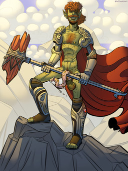 armor bodily_fluids clothed clothing fangs genital_fluids leaking_precum male partially_clothed penis_tentacles precum slim_male solo standing teeth tentacles pullaskiart tav_(baldur's_gate) alien alien_humanoid githyanki humanoid partially_(disambiguation) hi_res