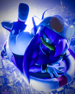 anthro bangs beak bedroom_eyes blue_eyes bottomwear breasts city city_background cityscape cleavage clothed clothing eyelashes eyewear female female_anthro footwear gloves handwear jewelry kerchief looking_at_viewer lying narrowed_eyes necklace night on_front pants purple_body seductive shoes smile smiling_at_viewer solo sunglasses armada_(artist) sega sonic_riders sonic_the_hedgehog_(series) wave_the_swallow avian bird hirundinid oscine passerine swallow_(bird) 3d_(artwork) 4:5 blender_(artwork) blender_eevee_(artwork) digital_media_(artwork) hi_res