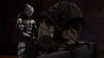 anal anal_penetration bent_over duo from_behind_position looking_pleasured male male/male penetration sex side_view size_difference small_dom_big_sub small_top_big_bottom standing cheap-wazoo bioware electronic_arts mass_effect alien krogan turian 16:9 3d_(artwork) 3d_animation animated digital_media_(artwork) no_sound short_playtime webm widescreen