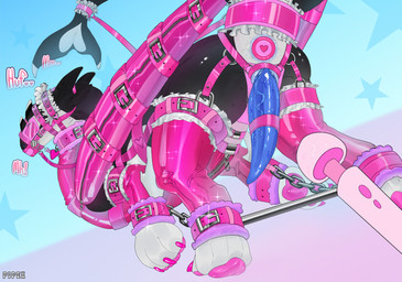anal bdsm bondage bound buttplug chain clothing collar erection feral genitals male penis plug_(sex_toy) restraints sensory_deprivation sex_toy solo spreader_bar submissive submissive_male tapering_penis vibrator wand_vibrator wings_tied zipper pipex dreamworks european_mythology how_to_train_your_dragon mythology aquatic dragon fury_(httyd) hybrid mythological_creature mythological_scalie night_fury scalie western_dragon hi_res