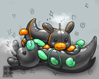 :3 ball_hood beady_eyes bound clothing duo encasement feral latex latex_clothing latex_skinsuit lying lying_on_another male male/male null_bulge null_bulge_squeeze on_back sensory_deprivation skinsuit steam tight_clothing neatnick bits_and_bops flow_worms_(bits_and_bops) 5:4 hi_res