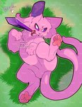 ambiguous_gender belly blush featureless_crotch feet feral foot_focus forked_tail fur glistening glistening_eyes grass looking_at_viewer melee_weapon pawpads paws pink_body pink_fur plant pupils purple_inner_ear purple_sclera quadruped soles solo sword sword_in_mouth tail toes unusual_anatomy unusual_tail weapon white_eyes white_pupils fishys1 nintendo pokemon eeveelution espeon generation_2_pokemon pokemon_(species) artist_name color_contrast digital_drawing_(artwork) digital_media_(artwork) distracting_watermark hi_res shaded simple_shading watermark