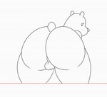 anthro balls big_butt bouncing_balls bouncing_butt bubble_butt butt femboy fur genitals looking_at_viewer male slightly_chubby slightly_chubby_male solo teasing white_body white_fur nt6969 cartoon_network we_bare_bears ice_bear_(we_bare_bears) bear mammal polar_bear ursine animated short_playtime