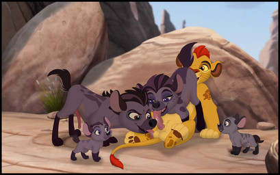animal_genitalia ball_lick balls black_border border erection female feral feral_on_feral genitals group harem licking male male/female open_mouth oral penile penis penis_lick pink_pseudo-penis pseudo-penis sex tongue tongue_out young young_feral kaion disney the_lion_guard the_lion_king jasiri_(the_lion_guard) kion_(the_lion_guard) madoa_(the_lion_guard) tunu_(the_lion_guard) wema_(the_lion_guard) felid hyena lion mammal pantherine spotted_hyena hi_res incest_(lore) sibling_(lore) sister_(lore) sisters_(lore)