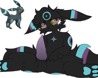 balls bodily_fluids feral genital_fluids genitals male penis precum purple_penis spread_legs spreading karmdraws nintendo pokemon kipanya_(karmdraws) eeveelution generation_2_pokemon pokemon_(species) umbreon hi_res reference_image