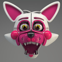 anthro eyebrows fangs female front_view glistening glistening_body grey_background lips looking_at_viewer machine open_mouth pink_body pink_lips purple_eyebrows sharp_teeth simple_background solo teeth white_body yellow_eyes qutiix_(artist) qutiix_(modeler) five_nights_at_freddy's scottgames sister_location funtime_foxy_(fnaf) animatronic canid canine fox mammal robot robot_anthro 1:1 2016 3d_(artwork) digital_media_(artwork) headshot_portrait hi_res icon portrait