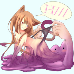 :3 all_fours ambiguous_gender anime barefoot beige_skin bent black_eyes blush breasts brown_fur brown_hair butt cat clothing ditto english_text feline female fur goop grasp hair happy hi_res human looking_back looking_down mammal nintendo nude pink_hair pink_skin plain_background pokémon purple_eyes red_eyes slime smile teeth text trap underwear unknown_artist video_games white_background
Rating: Explicit
Score: 10
User: forkU
Date: March 16, 2013