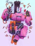 1_eye ammunition assault_rifle collar erection flower genitals gun leash machine machine_gun male not_furry penis plant ranged_weapon rifle rose_(flower) solo weapon qwertydragon blizzard_entertainment overwatch bastion_(overwatch) omnic robot 2018 hi_res