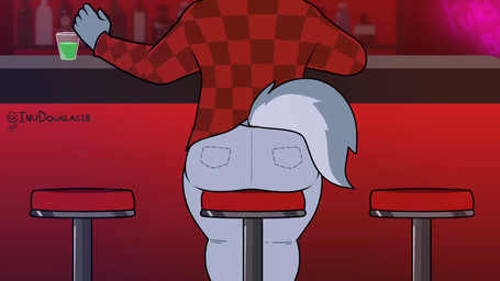 anthro beverage big_butt butt butt_expansion clothing drinking expansion furniture huge_butt hyper hyper_butt machine male panties pants_ripping solo sound_effects stool stool_breaking underwear douglasinu adam_anderson protogen 16:9 animated hi_res short_playtime sound widescreen