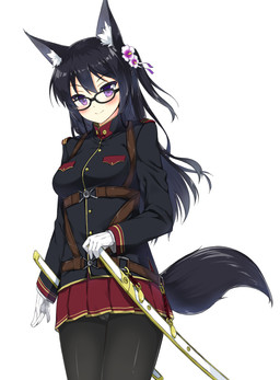 animal_ears black_hair clothing eyewear female fox_ears fox_tail glasses gloves hair haru_(artist) hi_res humanoid legwear long_hair looking_at_viewer mammal military military_uniform panties pantyhose plain_background purple_eyes skirt smile solo sword underwear uniform upskirt weapon white_background
Rating: Safe
Score: 9
User: AnacondaRifle
Date: February 23, 2015 animal_ears black_hair clothing eyewear female fox_ears fox_tail glasses gloves hair haru_(artist) hi_res humanoid legwear long_hair looking_at_viewer mammal military military_uniform panties pantyhose plain_background purple_eyes skirt smile solo sword underwear uniform upskirt weapon white_background
Rating: Safe
Score: 9
User: AnacondaRifle
Date: February 23, 2015