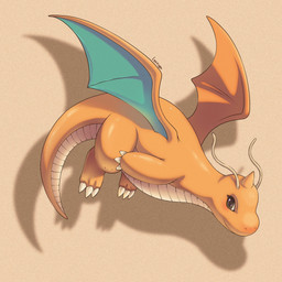 ambiguous_gender antennae_(anatomy) anthro brown_eyes claws eyelashes looking_at_viewer membrane_(anatomy) membranous_wings orange_body orange_skin simple_background solo tail wings leoiruga mythology nintendo pokemon dragon dragonite generation_1_pokemon mythological_creature mythological_scalie pokemon_(species) scalie 1:1 2026 hi_res signature