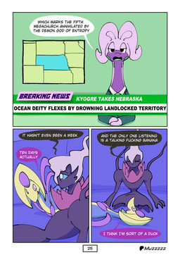 ambiguous_gender anthro clothing dialogue eye_bags eyes_closed feral furniture group lying nebraska news news_report news_ticker on_back profanity side_view sofa suit text muzzzzz nintendo pokemon cresselia darkrai generation_4_pokemon generation_6_pokemon goodra legendary_pokemon pokemon_(species) absurd_res comic english_text hi_res female_(lore) male_(lore)