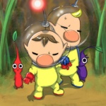 armor astronaut blonde_hair brown_hair clothed clothing explorer fully_clothed gloves group hair handwear headgear helmet leaf light male not_furry plant purple_body purple_skin red_body red_skin spacesuit suit unknown_artist nintendo pikmin louie_(pikmin) olimar elemental_creature flora_fauna hocotatian humanoid mammal pikmin_(species) purple_pikmin red_pikmin 1:1 low_res