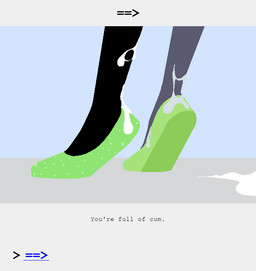 after_sex black_clothing black_legwear black_stockings bodily_fluids clothing cum cum_on_clothing cum_on_footwear cum_on_ground cum_on_legwear cum_on_shoes dress excessive_cum excessive_genital_fluids feet female flats_(shoes) foot_focus footwear genital_fluids green_clothing green_footwear green_shoes human_only leg_focus legwear legwear_only mostly_nude not_furry pixelated shimmering shoe_fetish shoe_focus shoes short_dress simple_background solo stockings stockings_only text tiptoes uglycoal homestuck ms_paint_adventures jade_harley human mammal 2_frame_animation animated animated_comic comic digital_drawing_(artwork) digital_media_(artwork) english_text hi_res shaded simple_shading