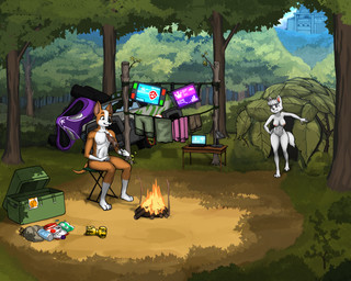 3_toes 5_fingers annoyed anthro anthrofied athletic athletic_male black_nose brown_body brown_fur camp campfire car car_crash casual_nudity clothes_line clothing computer duo eating electronics feet female figurine fingers fire forest fur gold_(metal) hanging_clothing hindpaw humanoid_hands jungle laptop leaf male multicolored_body multicolored_fur nature navel nipples nude nude_anthro nude_female nude_male outdoor_nudity outside paws plant satellite_dish sitting smile social_nudity supplies supply_box tail tent toes tree two_tone_body two_tone_fur vehicle walking white_body white_fur diacordst paw_patrol sweetie_(paw_patrol) tracker_(paw_patrol) aquatic canid canine canis chihuahua domestic_dog fish hunting_dog mammal terrier toy_dog west_highland_white_terrier 5:4 hi_res