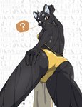 5_fingers anthro big_butt bikini bikini_bottom bikini_top black_body black_fur breasts butt clothed clothed_anthro clothed_female clothing ear_piercing female fingernails fingers fur hand_on_butt hand_on_own_butt looking_at_viewer looking_back looking_back_at_viewer looking_down looking_down_at_viewer low-angle_view nails piercing rear_view small_breasts swimwear thick_thighs two-piece_swimsuit wet wet_body wide_hips yellow_eyes nulia golden_week tarahe domestic_cat felid feline felis mammal 2025 digital_media_(artwork) hi_res