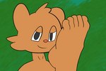5_toes barefoot feet foot_fetish foot_focus foot_hands humanoid_feet paws plantigrade toes marblepan mammal species_request animated short_playtime