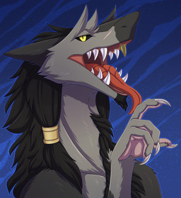 claws finger_fetish finger_lick finger_play fingers licking looking_at_viewer open_mouth open_smile sharp_teeth smile solo teeth tongue tongue_out zetsin sergal hi_res