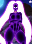 2024 absurd_res alien alien_humanoid anodite ben_10 big_breasts breasts cartoon_network chaquetrix collar crossed_arms curvy_figure doctorch1ll elemental_creature featureless_breasts featureless_crotch female hair hi_res huge_breasts humanoid nude open_mouth pink_hair purple_body solo standing thick_thighs voluptuous white_eyes