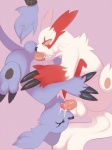 2014 3_fingers 3_toes 69 anthro balls butt claws crossover cum digimon erection eyes_closed fellatio fur gay gazimon larvitar_(artist) long_ears looking_down lying male mongoose nintendo nude on_side open_mouth oral oral_sex orgasm pawpads paws penis pokémon sex sharp_claws spread_legs spreading sucking teeth toe_claws vein veiny_penis video_games zangoose
Rating: Explicit
Score: 10
User: forkU
Date: April 16, 2014
