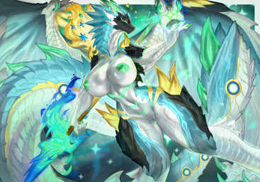 anthro areola biped breasts female front_view genitals horn looking_at_viewer navel nipples nude nude_anthro nude_female scales smile solo tail vulva wings amethystdust mythology dragon mythological_creature mythological_scalie scalie 2026 digital_drawing_(artwork) digital_media_(artwork) hi_res