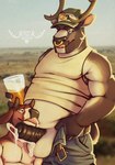 age_difference alcohol anthro anthro_on_anthro antlers areola balls baseball_cap beer belly beverage biceps big_balls big_penis blurred_background bodily_fluids bottomwear clothed clothed/nude clothing container cum cum_on_balls cum_on_penis cum_on_self cum_on_tongue cup day denim denim_bottomwear denim_clothing duo ejaculation erection eyebrows facial_hair facial_piercing foreskin fur genital_fluids genitals glans hat headgear headwear holding_beverage holding_container holding_cup holding_object horn humanoid_genitalia humanoid_penis jeans licking licking_lips licking_own_lips looking_pleasured male male/male mature_anthro mature_male musclegut muscular muscular_anthro muscular_male mustache narrowed_eyes nipples nose_piercing nose_ring nude older_dom_younger_sub older_male oral outside pants pecs penis piercing ring_piercing self_lick sex shirt smile standing tank_top tongue tongue_out topwear tuft unretracted_foreskin unzipped vein younger_male zipper griffthedrifter cliff_(griffthedrifter) scott_(griffthedrifter) deer mammal new_world_deer reindeer 2025 absurd_res hi_res watermark father_(lore) father_and_child_(lore) father_and_son_(lore) incest_(lore) parent_(lore) parent_and_child_(lore) parent_and_son_(lore) son_(lore)