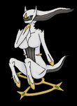 anthro anthrofied big_breasts breasts female fur gold_(metal) green_body green_eyes green_skin grey_body grey_skin pokemorph red_sclera simple_background solo tail transparent_background white_body white_fur yellow_body yellow_skin anonymous_artist creatures_(company) nintendo pokemon arceus generation_4_pokemon legendary_pokemon pokemon_(species) 2022 absurd_res alpha_channel digital_media_(artwork) hi_res