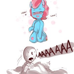 big_breasts blush breasts cutie_mark duo ear_piercing female hair nipples nude piercing pink_nipples screaming smile teats cold-blooded-twilight friendship_is_magic hasbro my_little_pony tumblr anon mrs._cake_(mlp) earth_pony equid equine horse human mammal pony 1:1 2018 absurd_res hi_res