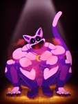 2024 3:4 abs absurd_res anthro artist_logo artist_name barazoku biceps big_biceps big_deltoids big_muscles big_pecs catnap_(poppy_playtime) claws collar collar_only colored critters_(poppy_playtime) deltoids digital_drawing_(artwork) digital_media_(artwork) domestic_cat empty_eyes featureless_crotch felid feline felis fur hi_res huge_deltoids huge_muscles huge_pecs logo looking_at_viewer male male_anthro mammal manly mob_entertainment monster muscular muscular_anthro muscular_arms muscular_legs muscular_male nightmare_fuel nude ominous open_mouth pecs poppy_playtime purple_body scary scary_face simple_background smile smiley_face smiling_critters solo soul_devouring_eyes stare tail thick_thighs toe_claws triceps voidfoxtamcin