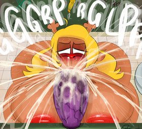 antlers areola bathroom big_areola big_breasts big_butt big_nipples big_penis blonde_hair blush blush_lines blushing_profusely bodily_fluids breasts brown_antlers brown_body brown_fur bubble butt crossgender cum cum_from_nose cum_in_mouth cum_in_nose cum_inside eyebrows eyelashes fellatio female freckled_butt freckled_face freckles ftg_crossgender fti_crossgender fur genital_fluids genitals glory_hole graffiti gynomorph gynomorph/female hair half-closed_eyes horn huge_areola huge_breasts huge_butt huge_nipples huge_penis intersex intersex/female long_eyelashes narrowed_eyes nipples nude oral penile penis pubes public_restroom red_areola red_nipples red_nose restroom_stall sex snot snot_bubble spot_freckles spots spotted_butt toilet toilet_paper tongue tongue_out tongue_out_fellatio vein veiny_penis ota_(artist) deltarune undertale_(series) kris_dreemurr noelle_holiday susie_(deltarune) deer mammal monster hi_res