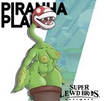 breasts female genitals humanoid_genitalia lips nipples non-mammal_nipples not_furry nude plant pussy solo thick_lips thick_thighs wide_hips waffledew mario_bros nintendo super_smash_bros. elemental_creature flora_fauna humanoid piranha_plant hi_res