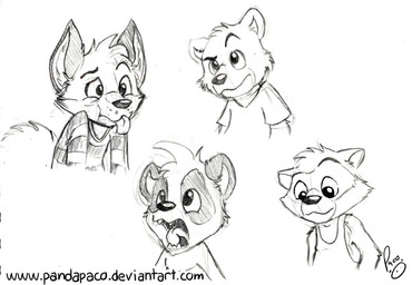 anthro cheek_tuft clothed clothing facial_tuft glistening glistening_eyes head_tuft logo male male_anthro mouth_closed nude open_mouth simple_background solo text tongue tongue_out tuft pandapaco art_(pandapaco) biro_(pandapaco) julio_(pandapaco) parinton bear brown_bear canid canine fox giant_panda grizzly_bear mammal procyonid raccoon ursine artist_logo bust_portrait hi_res monochrome portrait signature sketch sketch_page url