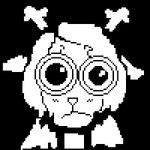 anthro big_eyes clothed clothing female frown humor sad solo text anonymous_artist deltarune nickelodeon sad-eyed_spongebob_(meme) spongebob_squarepants undertale_(series) noelle_holiday deer humanoid mammal new_world_deer reindeer 1:1 low_res meme monochrome tagme thumbnail