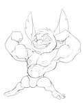 3_toes abs anthro anthrofied areola barefoot biceps big_areola big_biceps big_bulge big_deltoids big_ears big_eyes big_mouth_(anatomy) big_muscles big_nose big_pecs bottomwear bulge chin_tuft clothed clothed_anthro clothed_male clothing deltoids empty_eyes eyebrows facial_tuft feet fist flexing flexing_bicep flexing_both_biceps flexing_brachioradialis flexing_flexor_carpi front_view grin happy head_tuft huge_muscles huge_pecs humanoid_hands latissimus_dorsi looking_forward male male_anthro manly muscular muscular_anthro muscular_arms muscular_male muscular_thighs navel nipples open_mouth open_smile pecs plantigrade pose quads raised_arm raised_arms round_head serratus short short_anthro short_male simple_background skimpy smile solo speedo speedo_only spread_legs spreading standing swimwear swimwear_only toes topless topless_anthro topless_male triceps tuft white_background wide_stance bristol disney lilo_and_stitch stitch_(lilo_and_stitch) alien experiment_(lilo_and_stitch) 2022 absurd_res black_and_white digital_media_(artwork) full-length_portrait hi_res monochrome portrait sketch