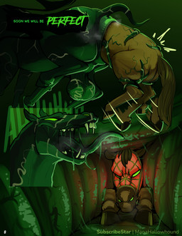 anal anal_penetration anal_vore animal_genitalia animal_penis anus balls big_anus bodily_fluids duo equine_anus equine_genitalia equine_penis feral genitals hooves huge_anus internal large_penetration male male/male mask penetration penis puffy_anus saliva stretched_anus superhero text tongue tongue_out unguligrade vein veiny_balls vore manahallowhound marvel spider-man_(series) horse_venom spider-horse_(manahallowhound) equid equine horse mammal symbiote absurd_res comic english_text hi_res