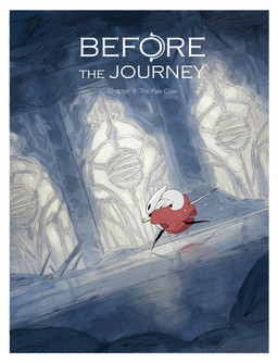 anthro biped black_body black_eyes carrying_another cloak clothing detailed_background duo dutch_angle empty_eyes female female_anthro female_humanoid holding_another hornet's_needle inside mouthless red_cloak red_clothing running text unconscious white_body window darkdog hollow_knight:_silksong hollow_knight_(franchise) team_cherry hornet_(hollow_knight) lace_(hollow_knight:_silksong) arthropod humanoid 2025 absurd_res cover cover_art cover_page digital_drawing_(artwork) digital_media_(artwork) english_text hi_res