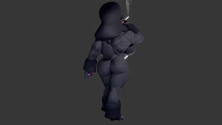4_toes 5_fingers abs animal_genitalia animal_penis anthro balls biceps big_balls big_breasts big_muscles big_penis biped black_body black_fur black_hair black_knot black_nipples black_penis bottomless breasts brigitte_(rocket) butt cigarette clothed clothing equine_genitalia equine_penis erection feet fingers fur genitals glistening glistening_genitalia glistening_knot glistening_penis grey_background gynomorph hair huge_balls huge_breasts huge_muscles hybrid_genitalia hybrid_penis hyper hyper_breasts intersex intersex/intersex knot knotted_equine_penis knotted_penis muscular muscular_anthro muscular_gynomorph muscular_intersex nipples nude penis simple_background smoke smoking solo standing tail tail_tuft tailfro toes tuft aozorart canid canine canis domestic_dog mammal poodle 16:9 3d_(artwork) animated digital_media_(artwork) hi_res no_sound short_playtime turntable_(animation) video widescreen