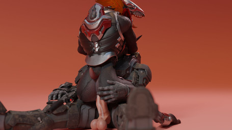 anthro anthro_on_top anthro_penetrated balls basket_position bodily_fluids cum cum_in_vagina cum_inside digitigrade duo female female_penetrated from_front_position full_armor genital_fluids genitals hand_on_butt human_on_anthro human_on_bottom human_penetrating human_penetrating_anthro human_penetrating_female interspecies light_body light_skin male male/female male_on_bottom male_penetrating male_penetrating_anthro male_penetrating_female on_bottom on_ground penetration penile penile_penetration penis_in_vagina sex sharp_teeth short_tail sitting tail teeth vaginal vaginal_penetration xenophilia silent_sfm no-name-no-problem_(modeler) halo_(series) microsoft xbox_game_studios alien avian human kig-yar mammal scalie t'vaoan 16:9 3d_(artwork) colored digital_media_(artwork) hi_res widescreen