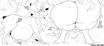 after_vore belly big_belly big_butt butt death duo female feral huge_butt overweight simple_background vore white_background fidchellvore nintendo pokemon alolan_form alolan_ninetales generation_7_pokemon pokemon_(species) regional_form_(pokemon) 2025