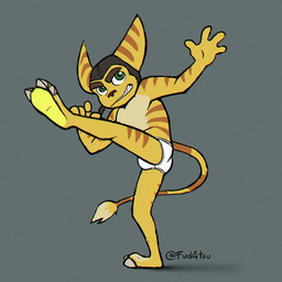 angry anthro barefoot black_text briefs brown_body brown_fur butt claws clothed clothing eyebrows feet fight fur green_eyes grey_claws kick male markings open_mouth red_nose solo striped_markings stripes tan_body tan_fur teeth_showing text thick_eyebrows tighty_whities topless topless_anthro topless_male underwear white_briefs white_clothing white_underwear yellow_body yellow_fur fudatsu ratchet_and_clank sony_corporation sony_interactive_entertainment ratchet_(ratchet_and_clank) lombax mammal hi_res signature