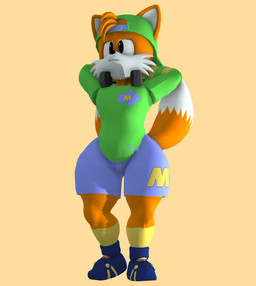 anthro bottomwear clothing electronics femboy hat headgear headphones headwear male muscular muscular_legs muscular_thighs quads shorts solo young doomlazy27 classic_sonic_(universe) prisma3d sega sonic_the_hedgehog_(series) classic_tails miles_prower canid canine fox mammal 3d_(artwork) digital_media_(artwork)