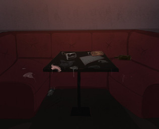 after_sex bottle clothing container cup detailed_background drinking_glass furniture glass glass_container glass_cup table topwear trash zero_pictured yourumi