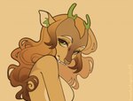 anthro fangs female horn solo teeth verno headoctopus cervine deer mammal muntjac hi_res